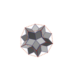 Rhombic hexecontahedron(菱形60面體)